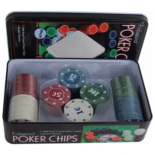 Poker chips set - chips, 100