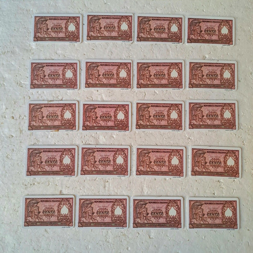 Fiches poker banconote 100 - banconote, da