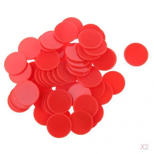 100x plastica fiches - plastica, poker