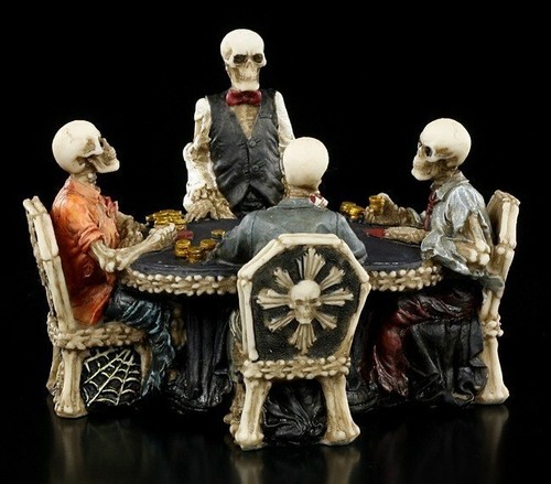 Scheletro figura al tavolo - scheletro,