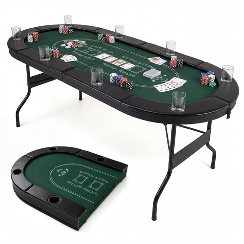 Tavolo poker pieghevole - poker, 8