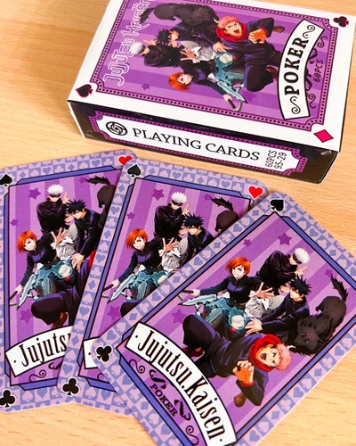 Carte poker jujutsu kaisen - poker,